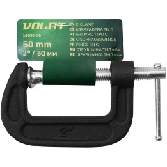 Изображение товара Струбцина тип "G" 50мм ВОЛАТ (14030-50)