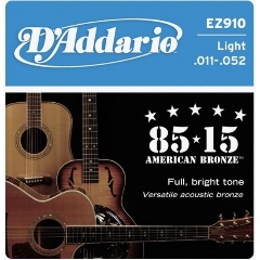 Изображение товара Струны D`ADDARIO EZ910 для акустической гитары, бронза