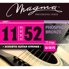 Изображение товара Струны Magma Strings GA130PB12, для 12-струнной акустической гитары