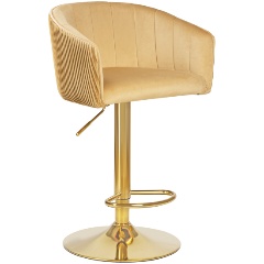 Изображение товара Стул барный DOBRIN DARCY GOLD (песочный велюр (1922-3))