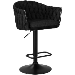 Изображение товара Стул барный DOBRIN LEON (черная ткань (LAR-275-50))