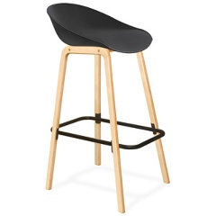 Изображение товара Стул барный SHEFFILTON SHT-ST19/S94 черный/прозрачный лак