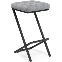 Изображение товара Стул барный WOODVILLE Амаури графит / черный матовый