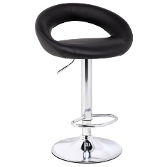 Изображение товара Стул барный WOODVILLE Oazis black / chrome