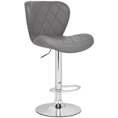Изображение товара Стул барный WOODVILLE Porch gray / chrome