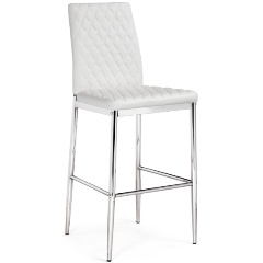 Изображение товара Стул барный WOODVILLE Teon white / chrome