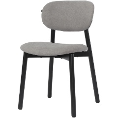 Изображение товара Стул Bergenson Bjorn Round, рогожка, дымчато-серый (BB0000685)