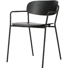 Изображение товара Стул Bergenson Bjorn с подлокотниками Torfrid, черный (BB0000102)