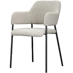 Изображение товара Стул Bergenson Bjorn Wendy букле, серый