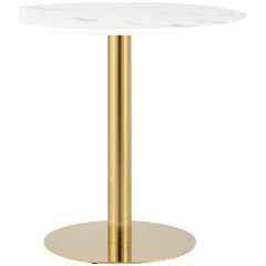 Изображение товара Стол обеденный STOOL GROUP Толедо, D80, мрамор