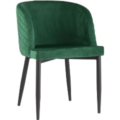 Изображение товара Обеденный стул STOOL GROUP Оскар NEW из велюра изумрудного цвета