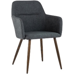 Изображение товара Обеденный стул Кинг от STOOL GROUP серый стильное и комфортное решение