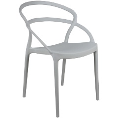 Изображение товара Стул обеденный BRADEX HOME Margo белый, пластиковый, эргономичный, штабелируемый