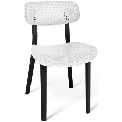 Изображение товара Стул обеденный SHEFFILTON SHT-S85 белый/черный