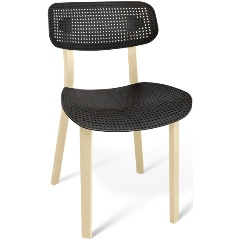 Изображение товара Стул обеденный SHEFFILTON SHT-S85 черный/бежевый