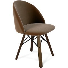 Изображение товара Стул обеденный SHEFFILTON SHT-ST35/S70 кофейный ликер/темный орех/черный