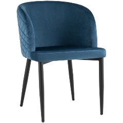 Изображение товара Обеденный стул STOOL GROUP Оскар NEW велюр сине-зеленый, современный дизайн