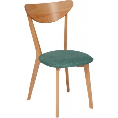 Стол обеденный TETCHAIR BOSCO (Боско) D900, белый+натуральный (Бук ...