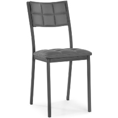 Изображение товара Стул обеденный WOODVILLE Бекал темно-серый графит современная мебель для кухни