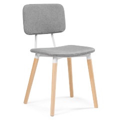 Изображение товара Стул обеденный WOODVILLE деревянный Klint gray / wood