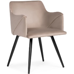 Изображение товара Стул обеденный WOODVILLE Эджелл латте / черный