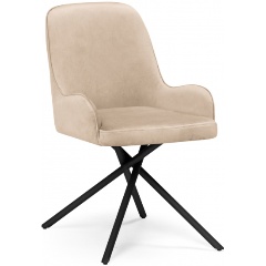 Изображение товара Обеденный стул WOODVILLE Галтер MR-26 на металлокаркасе черный, комфорт и стиль