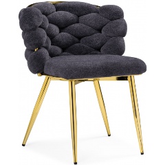 Изображение товара Стул обеденный WOODVILLE Rendi gray / gold