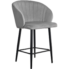 Изображение товара Стул полубарный BRADEX HOME Paola (темно-серый)
