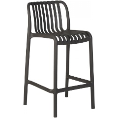 Изображение товара Стул полубарный DOBRIN CHLOE (темно-серый)