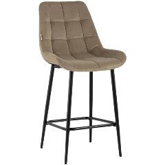 Изображение товара Стул полубарный STOOL GROUP Флекс велюр, капучино