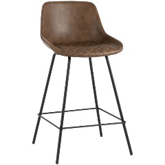 Изображение товара Стул полубарный STOOL GROUP TEXAS, экокожа, коSTOOL GROUP Ричневый.