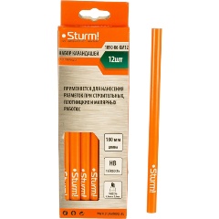 Изображение товара Набор карандашей малярных Sturm! 1090-06-KM12, 12шт