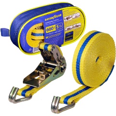 Изображение товара Стяжка груза Goodyear GY005200, с храповым механизмом, 600кг, 5м.
