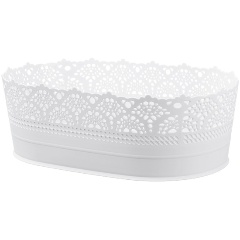 Изображение товара Сухарница IDEA АЖУР 22см белая для сухариков и хлебных крошек
