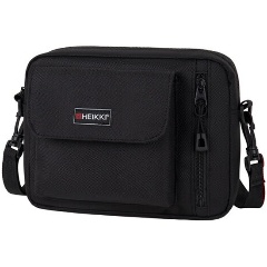 Изображение товара Сумка на плечо HEIKKI ATOM (ХЕЙКИ) два кармана, черная, 17х22х6 см, 272633