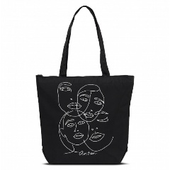 Изображение товара Сумка-шоппер ANTAN 1-111 faces, чёрный