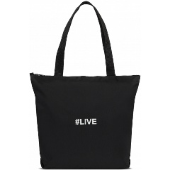 Изображение товара Стильная сумка-шоппер ANTAN 1-111 LIVE черная для шопинга и спорта