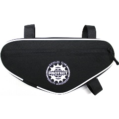 Изображение товара Сумка велосипедная Protect под раму, 32х15х5 см, черный/белый