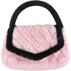 Изображение товара Сумочка ABTOYS BGP0005 для девочки плюшевая розовая 25см