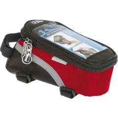 Изображение товара Сумочка/чехол+бокс 5-122553 на раму д/смартфона 170х80х80мм влагозащ. черно-красная M-WAVE