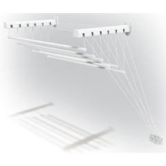 Изображение товара Настенная сушилка для белья GIMI Lift 100 с механизмом подъема 12 кг