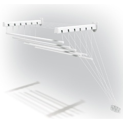 Изображение товара Потолочная и настенная сушилка для белья GIMI Lift 160 с регулировкой высоты