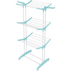 Изображение товара Вертикальная напольная сушилка для белья Ника СБВ5/Б белая для дома и дачи