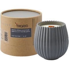 Изображение товара Ароматическая свеча TKANO Edge Green tea Pear blossom с деревянным фитилем 60 часов