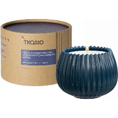Изображение товара Свеча ароматическая TKANO Edge Sandalwood, Bergamot & Citrus синяя