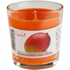 Изображение товара Свеча ароматическая в стакане Манго