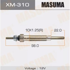 Изображение товара Свеча накаливания MASUMA XM-310