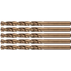 Изображение товара Сверло по металлу FIT HQ 33965, 6.5 мм ( 5 шт.), профи, HSS + 5% кобальта