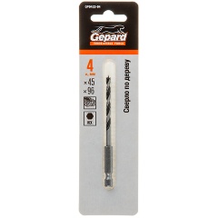 Изображение товара Сверло по дереву 4х45х96 шестигр. GEPARD (Impact) (GP0422-04)