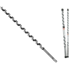 Изображение товара Сверло по дереву спиральное 40х460мм GEPARD (GP0546-40) (шнековое, винтовое, спираль Левиса)